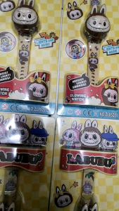 LABUBU JAM TANGAN KANAK-KANAK ada lampu dan MUSIK
