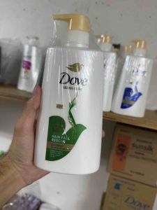 Dove Shampoo 650ml intense repair straight & silky dandruff care and hairfall.  100%halal