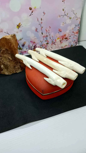 once pipa tulang sapi ukir bambu petuk m56