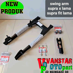 Swing Arm Hitam Supra X: Fit Lama & Aksesoris Motor
