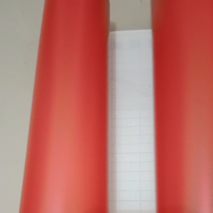stiker scotlet merah doff per 50cm