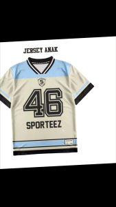 PROMO MURAH Baju Anak Jersey Oversize Streetwear Number Series6 / NFL/ Hockey / Rugby / Casual/ Kids Jersey