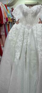 [ SẴN HÀNG - BIGSIZE ] VÁY CƯỚI TRỄ VAI HOA ĐÍNH REN CAO CẤP ĐUÔI DÀI MẶC CƯỚI HỎI  CHỤP ẢNH CƯỚI