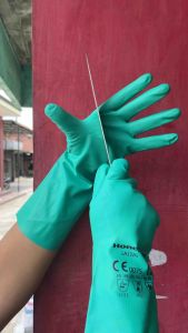 Sarung tangan HONEYWELL safety glove nitrile nitriguard - LA132G/9 anti robek serba guna kuat