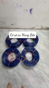 Cuộn 20m-30m dây dẫn nước lưới dẻo phi 27 màu xanh dương