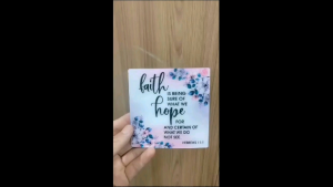 3D Lenticular Magnet with Bible Verse * Christian Gift * Chosen Treasure