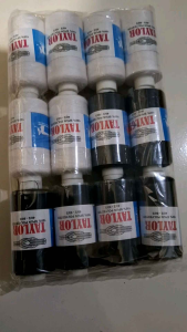 Benang Jahit 1 Lusin 500 Yard Hitam Putih