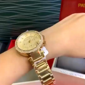 นาฬิกาข้อมือผู้หญิง Michael Kors Womens #MK5354 Parker Yellow Gold Stainless Steel Watch ขนาดหนัาปัด39