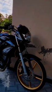 KNALPOT DPJ fullsystem SARTENG PUCUK BLUE LEHER BLIE GOLDVIXION