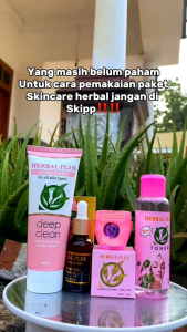 Herbal Plus Brightening Kit A & B Isi 4