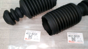 2 IN 1 SET -FRONT ABSORBER COVER / DUST COVER - PERODUA MYVI 2003-2021 M800 D20N ALZA AXIA VIVA BEZZA -DAIHATSU JAPAN