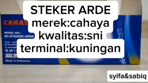 STEKER ARDE / COLOKAN LISTRIK CAHAYA 301