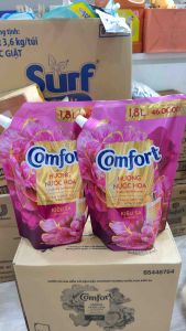 Nước Xả Vải Comfort Mẫu Đơn Kiêu Sa 18L Hương Nước Hoa - Comfort 1800ml HÀNG CÔNG TY