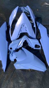 Cover Body Full Halus Honda Beat Eco ESP Tahun 2016-2019 Biru Muda Lembayung Gold