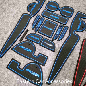 PERODUA BEZZA Car Interior Slot Mat Anti-Slip Rubber Mat Storage Tank Mat