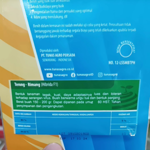 Bibit benih TERONG UNGU HIBRIDA F1 | RIMANG original TUNAS AGRO