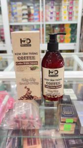 Kem Tắm Trắng COFFEE Cà Phê H2O 300ml Trắng Hồng Sau 1 Lần Sử Dụng