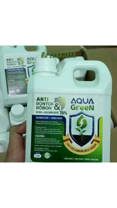 Pupuk Anti Rontok Buah AQUA GREEN 1 Liter Pupuk Silika Plus Kalsium Aktif Mencegah Kerontokan Buah