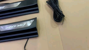 Paket Sillplate Samping Belakang Agya GR SPORT 2023 2024 2025 Platinum Hitam List Chrome