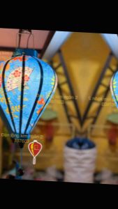Đèn lồng hội an phi 3d mix color chuyên trang trí nhà cửa trung thu treo tết chùa miếu trà sữa size 40cm