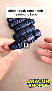 Sambungan Kabel IP68 Waterproof Wire Connector Konektor Kabel CDF-200/3 Anti Air Tahan Air