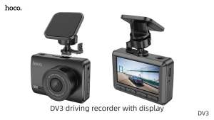 SY Hoco DV3 Driving Recorder Dual Channel 2.45 Display กล้องติดรถยนต์ พร้อมกล้องหลัง