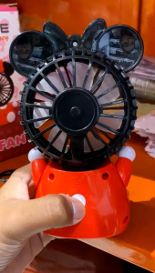 KIPAS ANGIN MINI FAN KARAKTER MICKYMOUSE WELHOME KIPAS CAS
