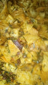 pangsit goreng pedas daun jeruk