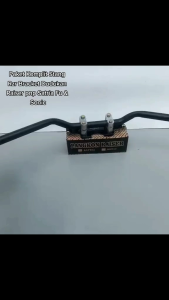 Paket Stang RZR Satria Fu & Sonic 150r: Dudukan Setang Bracket Breket Pangkon Riser Raiser Sonic & Satria Fu