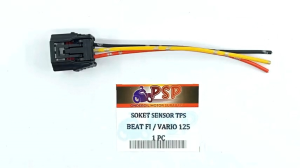 Soket Sensor TPS Beat FI / Vario 125 - Sensor Gas Socket Swit Switch Sensor TVS Honda Vario FI Scoopy FI Spacy FI Injeksi