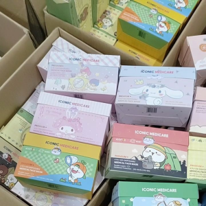 Iconic[Sanrio Series]sanrio characters Iconic Medicare 4 PLY Disposable Medical Face Mask - Kids [30pcs]