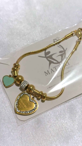 Matt Ri Quality Fashion Gold Plated Bracelet Hypoallergenic Non tarnish 036 for women accessories