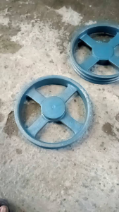 PULLEY BESI B2 x 10\\\" INCH 25MM 1\\\" INCH 32MM 38MM BUNTU