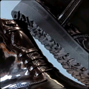 Sepatu Pdh Pria Casual Security Tni Polri Mengkilap Tali Mati