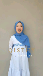 QISTHY - Hijab instan anak pashmina jersey usia 2 - 10 Tahun