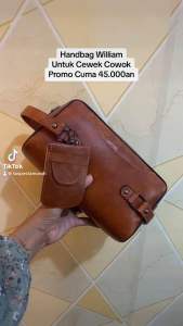 Handbag Tas Tangan Classy Pouch William Viral Cewek Cowok