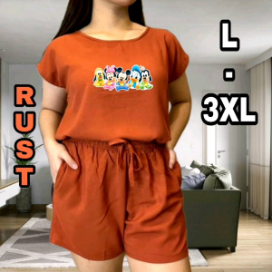 Plus Size Terno Short Cotton Spandex High Quality Product