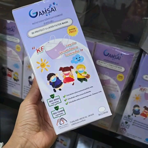 ผ้าเหรียญ Gamsai 3D kfเด็ก แพทย์ 1 กล่อง 25 ชิ้น ถูกผิดกฎหมาย ชุ่มชื่อไม่กลิ่นนู้กระชับ