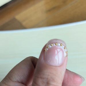 10 PCS PRESS ON NAILS. HANDMADE NAILS SIZE M