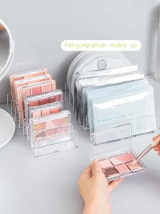 Kotak Penyimpanan Lipstick 8 Slot Kosmetik Vertical Acrylic Storage Box Eyeshadow