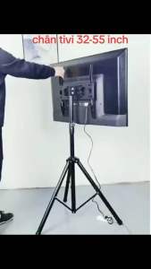 Gía Treo Màn Hình 3 Chân Đứng 32-55 Inch - Gía Treo TiVi Di Động - Tùy Chỉnh Đa Năng