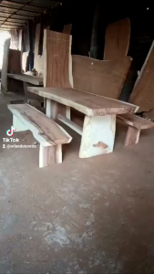 Meja Makan Trembesi 200x80 cm Murah Terbaru