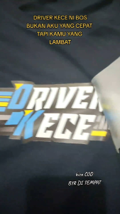 Kaos Kata-Kata DRIVER KECE: Kaos Cotton Combed Cowok