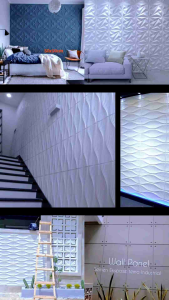 walpanel beton walpaper dinding 3d 50x50