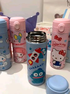 🌸🌼 READY STOCK 🌼🌸 420ml Sanrio Kawaii Thermo Stainless Steel