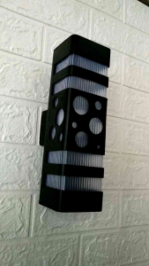 lampu dinding/pilar minimalis isi 2pcs free lampu