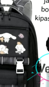 Tas sekolah anak cinnamoroll tas ransel anak perempuan SD SMP cinnamoroll BANYAK BONUSNYA tas ransel