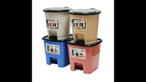 ถังขยะ ไซส์เล็ก 4.5 ลิตร แบบเหยียบเปิด ทรงกลมและทรงเหลี่ยม (คละสี) แบรนด์ Smart produck รุ่น 606 กับ 653