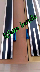 Paket Murah 4 Pcs Handle & Body Kunci 60Cm Tarikan Pintu Kamar Stainless Steel 45Cm Gagang Pintu Rumah Minimalis