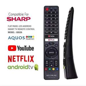 SHARP LED / Android TV /Smart TV OEM Remote Control GB326WJSA